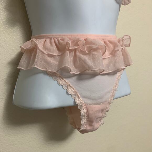 Chelsea28 Lace W/ Ribbons Lingerie Set Womens Size M - Picture 4 of 9
